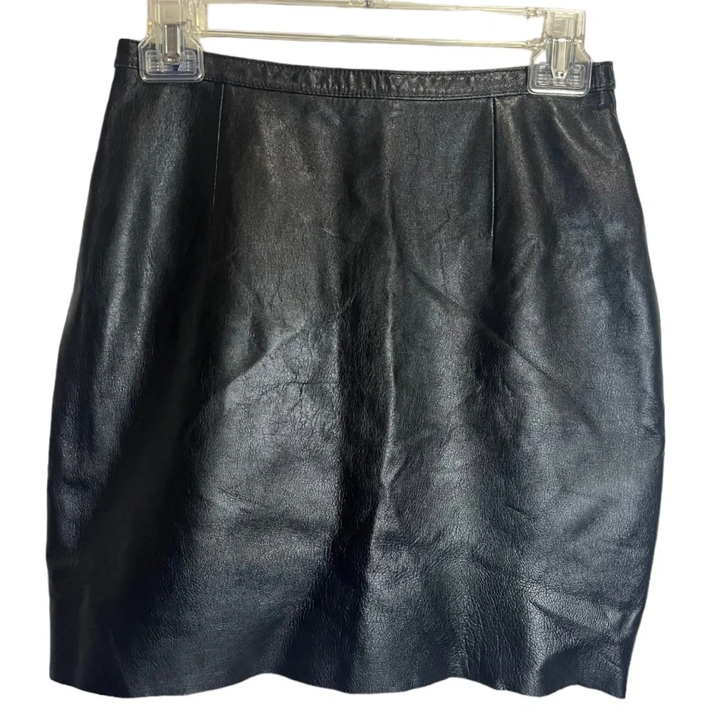 Wilsons Leather Black Mini Skirt
